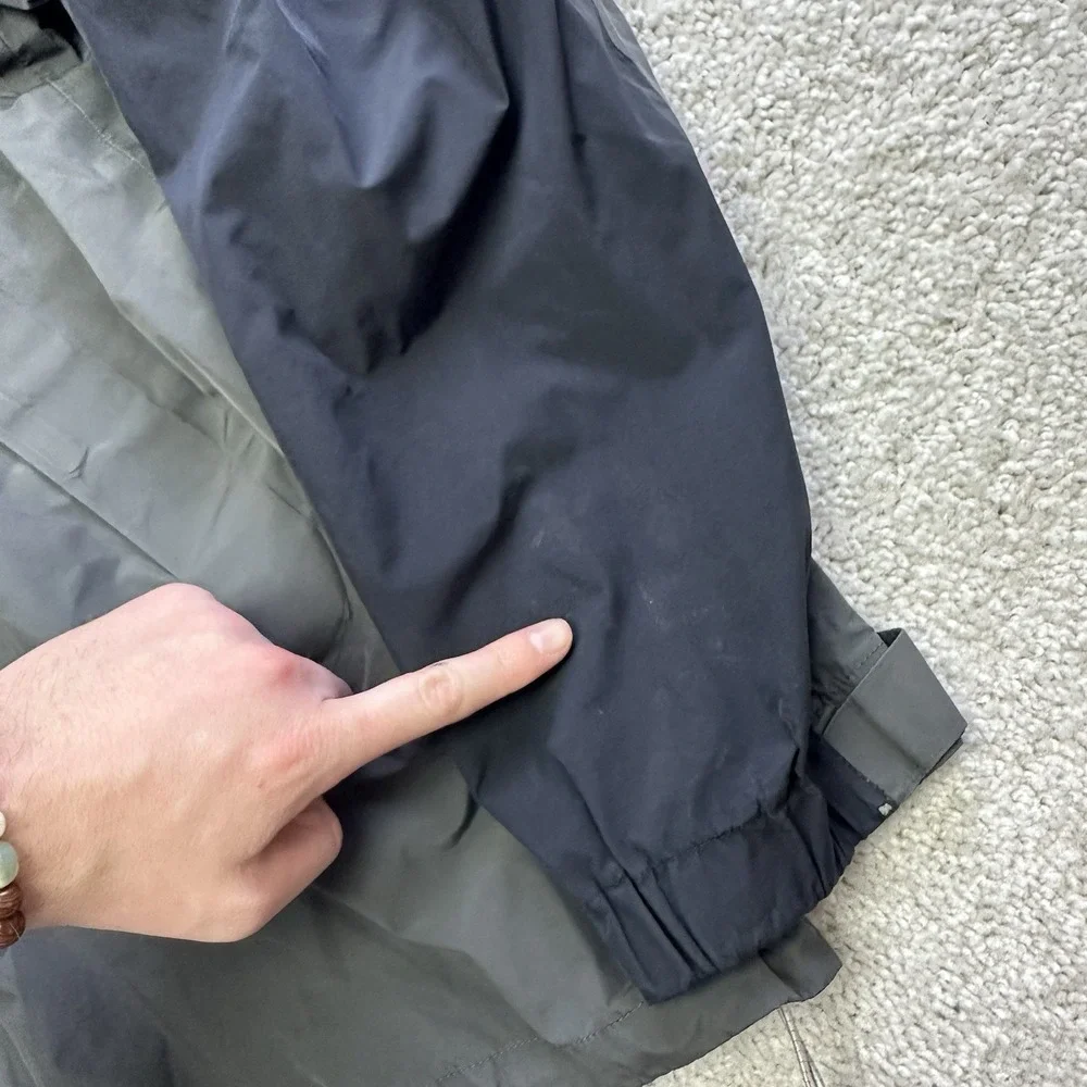 Vintage The North Face Mountain Jacket‎ Mens XL Gore Tex Gray Shell AS-IS Y2K